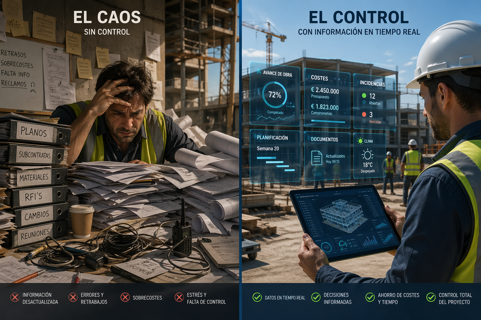 Fallos en la construcción
