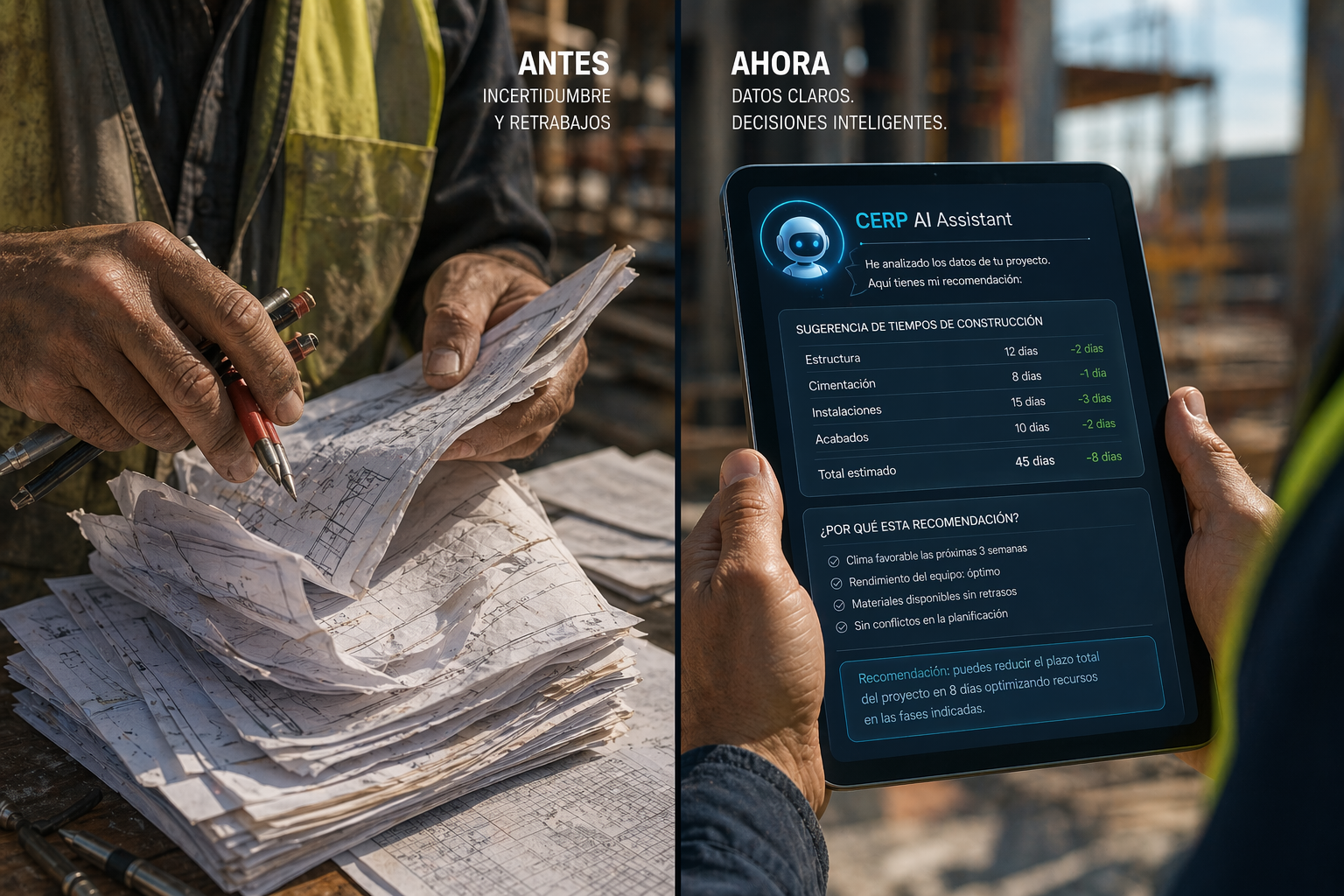 Por qué la construcción es menos productiva que otros sectore